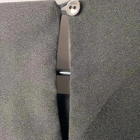 SKIES ARE BLUE WO SIZE 6 BLACK DRESS FLORAL EMBROIDERED HEART DESIGN BELL SLEEVE - Picture 10 of 14